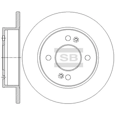 צלחות בלם HI-Q SD1147 – יונדאי i10 3