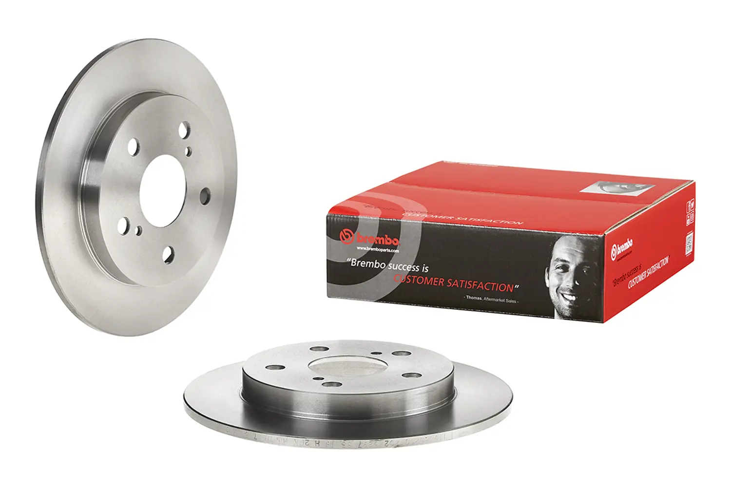 צלחות בלם אחוריות Brembo 08.A534.20 – טויוטה קורולה