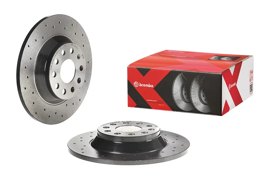 צלחות בלם אחוריות Brembo Xtra 08.C501.1X – פולקסווגן פאסאט