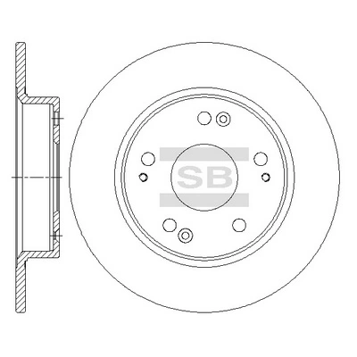 צלחות בלם HI-Q SD4118 – הונדה סיויק 8 סדאן