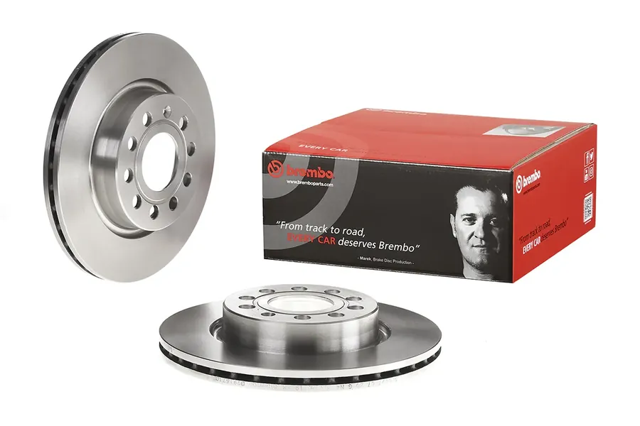 צלחות בלם קדמיות Brembo 09.9167.10 – פולקסווגן גולף