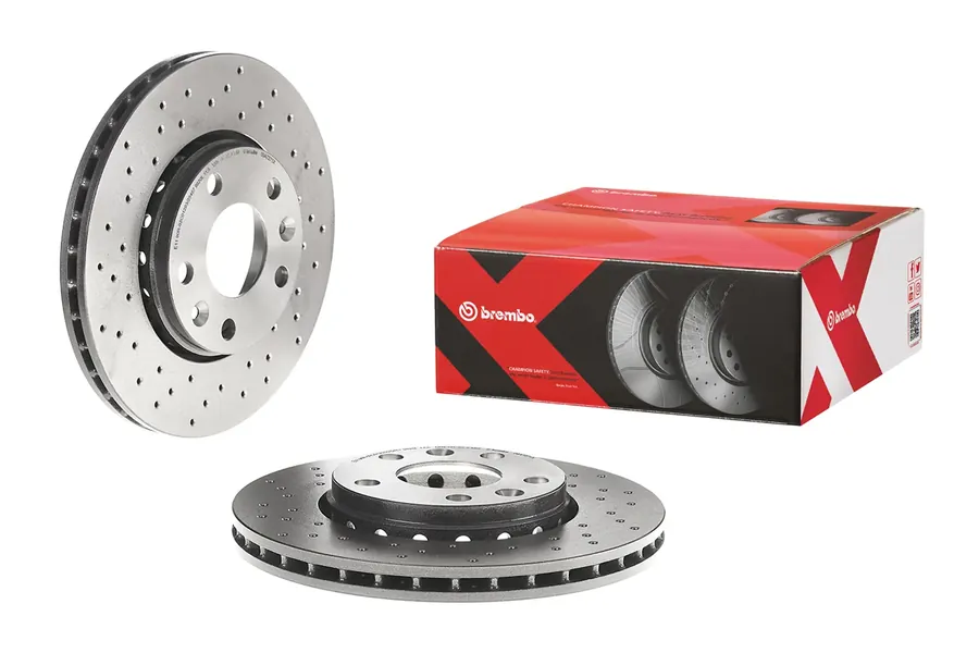 צלחות בלם קדמיות Brembo Xtra 09.A727.1X – רנו מגאן