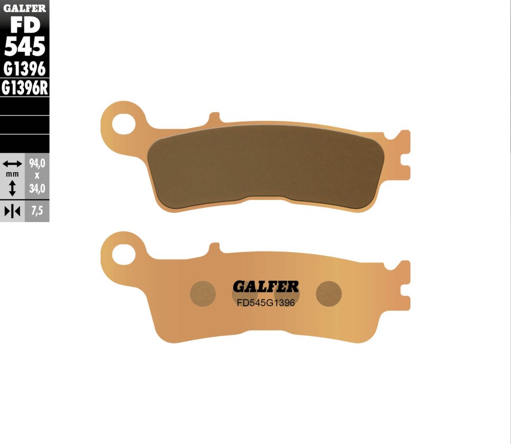 רפידות בלם GALFER סינטר לשטח FD545G1396 לאופנוע