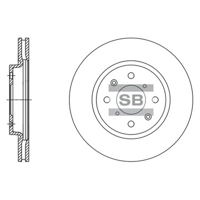 צלחות בלם HI-Q SD4804 – סוזוקי סוויפט 4
