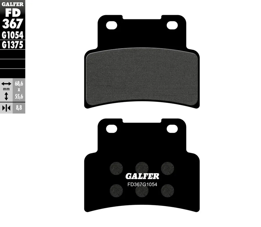 רפידות בלם GALFER חצי-מתכתיות FD367G1054 לאופנוע