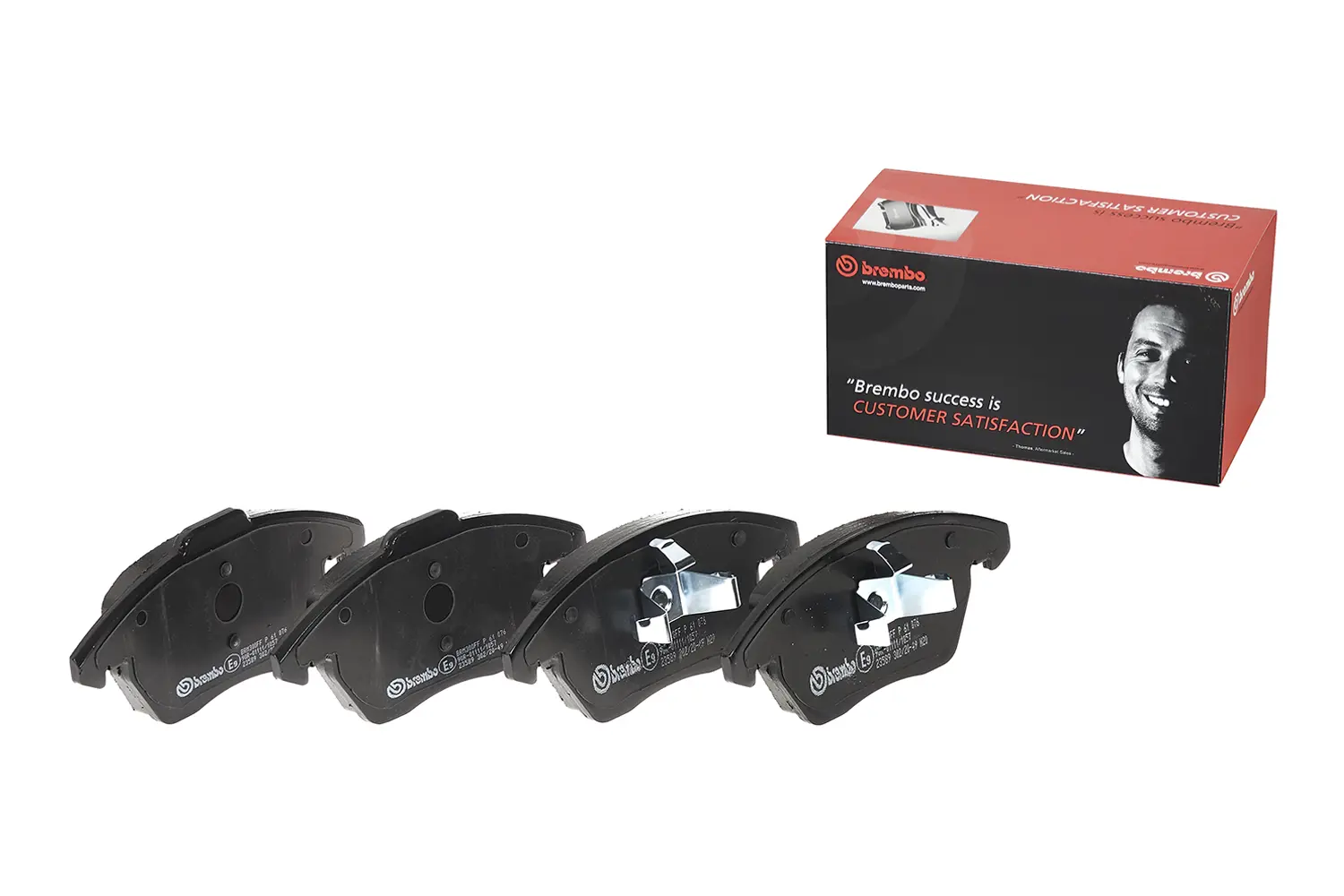 רפידות בלם קדמיות Brembo P61076 – פג׳ו 307