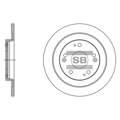 צלחות בלם HI-Q SD4115 – הונדה סיויק IX