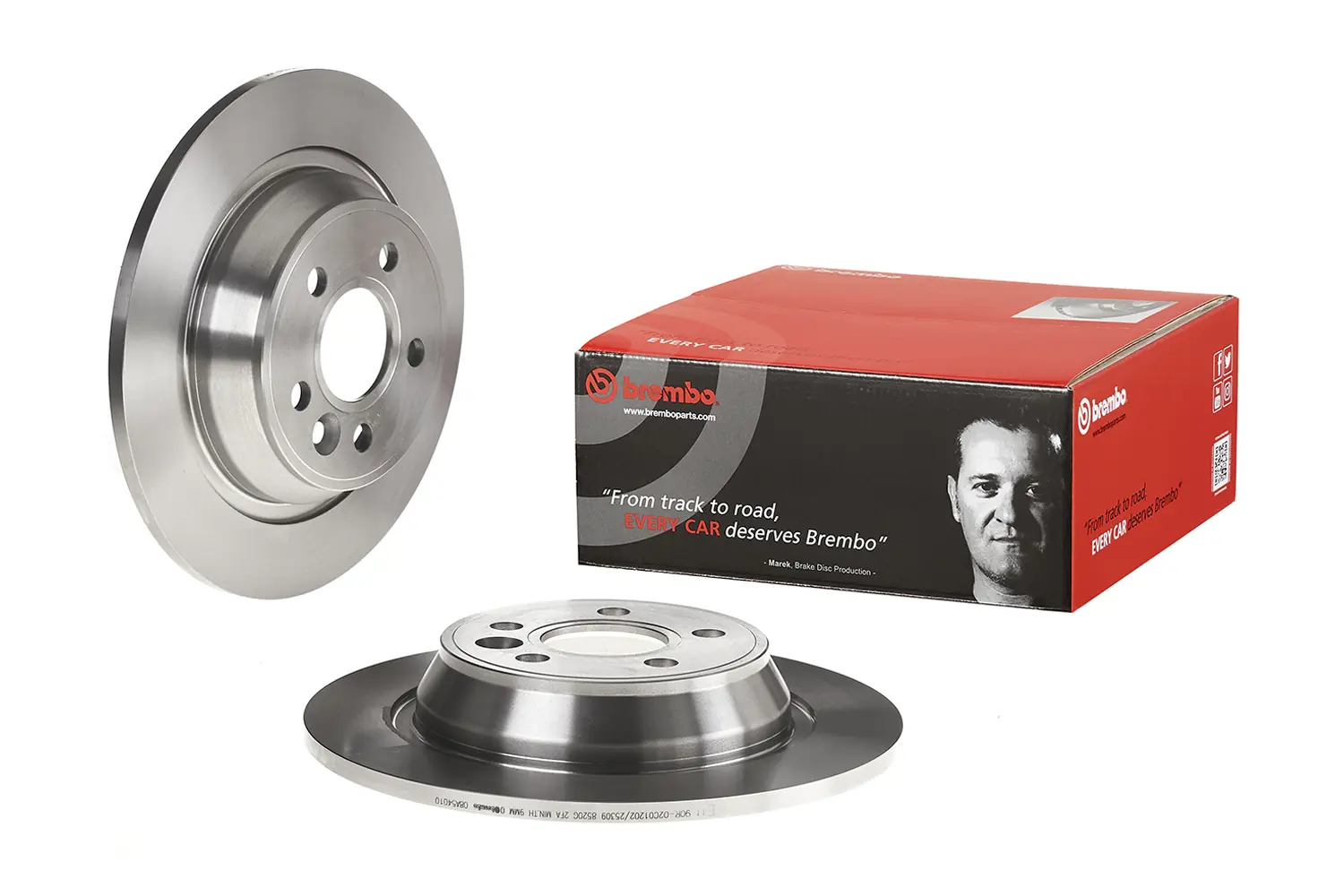 צלחות בלם אחוריות Brembo 08.A540.10 – פורד מונדאו