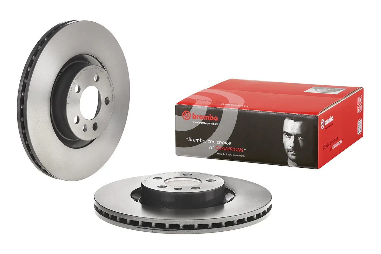 צלחות בלם קדמיות Brembo 09.D766.11 – פולקסווגן פולו 1.0 TSI