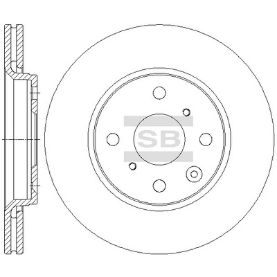 צלחות בלם HI-Q SD4630 – טויוטה איגו