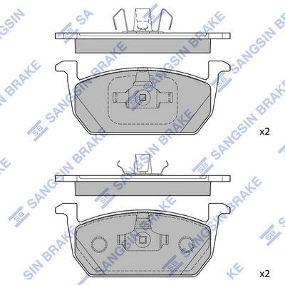 רפידות בלם קדמיות HI-Q SP4496 – סיאט איביזה Mk 4 ST