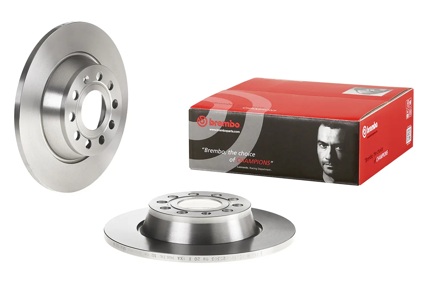 צלחות בלם אחוריות Brembo 08.A202.10 – פולקסווגן פאסאט / טוראן