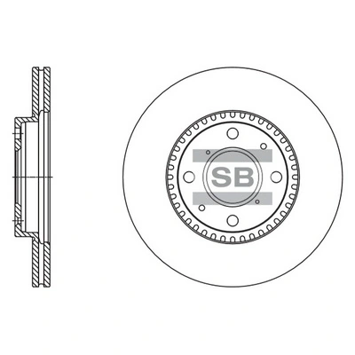 צלחות בלם HI-Q SD4803 – סוזוקי סוויפט 3