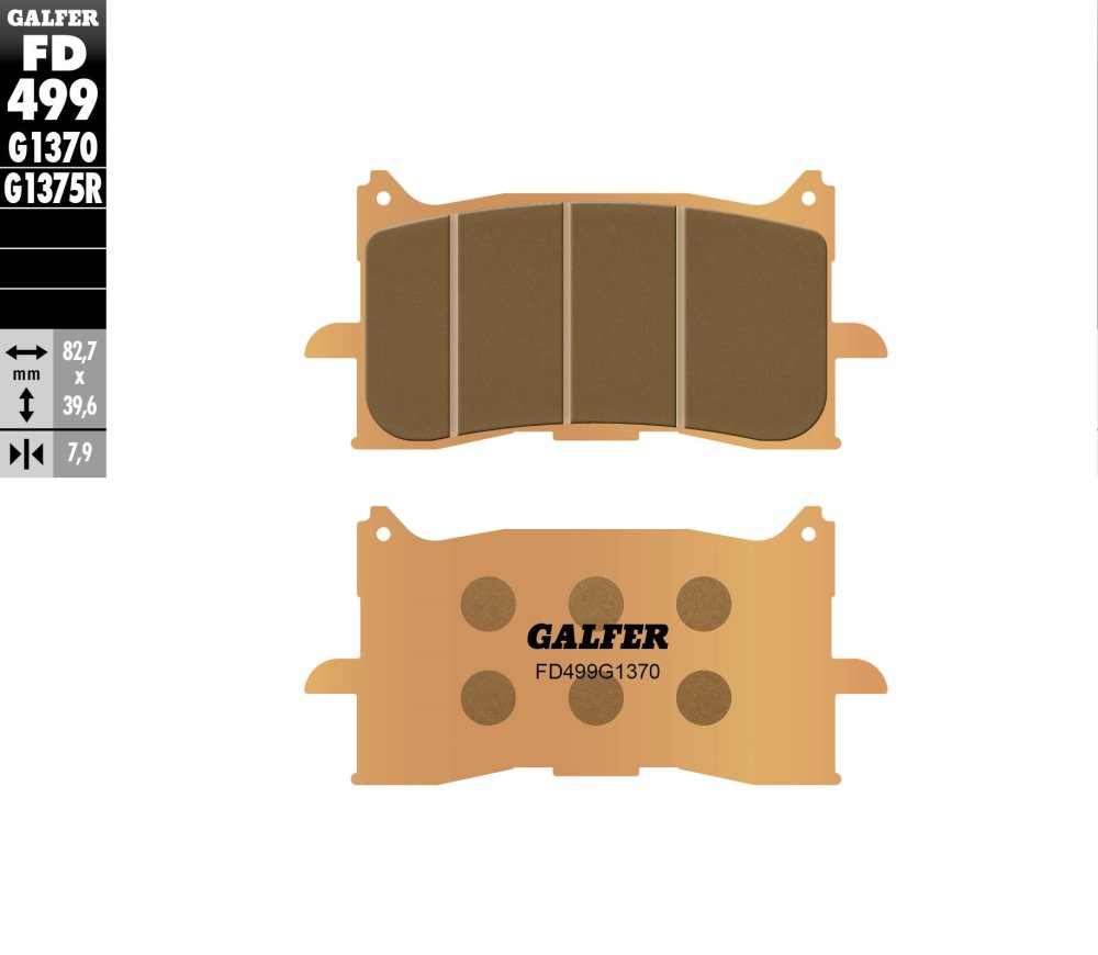 רפידות בלם GALFER סינטר לכביש FD499G1370 לאופנוע
