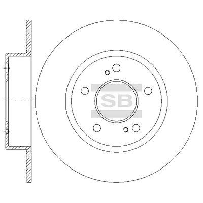 צלחות בלם אחוריות HI-Q SD4218